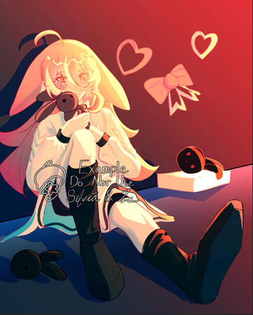 Commission full body example. OC by Kurase Usagiri